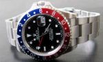 REPLICA ROLEX GMT-MASTER II Red & Blue Bezel PEPSI SS WATCH